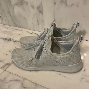 White adidas sneakers